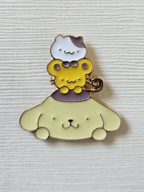 Pompompurin Enamel Pin 4 For $20 - Yellow, Cream, White